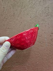 Decorative strawberry tray