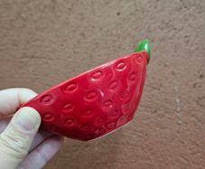 Decorative strawberry tray