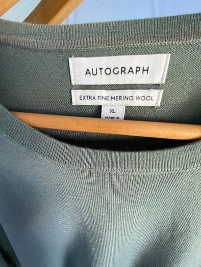 Unworn Autograph  Pure Extra Fine Merino Wool Crew Neck Jumper