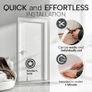 BLOCK DRAFTS EFFECTIVELY - High-quality under door draught excluder made from industry-grade silicone with exceptionally strong adhesive. Our door sweep for the bottom of doors puts an end to all draft problems, cold air, and dust (for exterior doors and  Image 5
