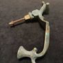 Heavy Vintage Brass Scrolling Door Knocker Great Patina Image 7