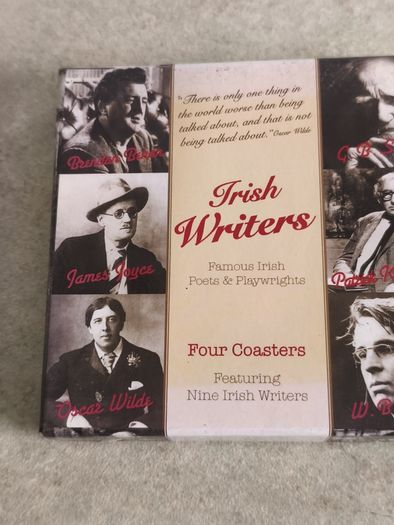 Vintage Pimpernel Irish Heritage Series Images Of Irish Writers Coasters Set Of 4 In Old Box