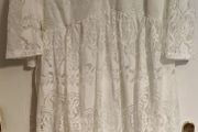 Elegant White Lace Dress Shein Curve 1XL