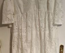Elegant White Lace Dress Shein Curve 1XL