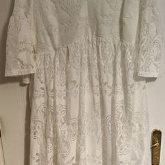 Elegant White Lace Dress Shein Curve 1XL
