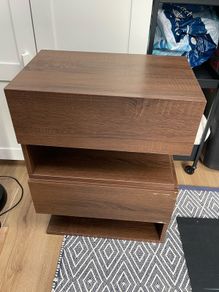 Two Wall Mounted Bedside Tables