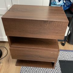 Two Wall Mounted Bedside Tables