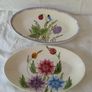 A Pair of E Radford Art Deco Hand Painted Plates Image 2
