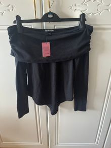 ladies off the shoulder bardot top new