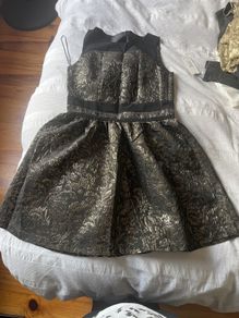 Awear black and gold dress