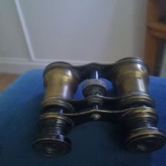 Binoculars ,vintage brass