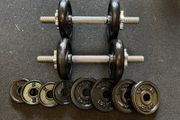 Weights - 2 x 10KG Adjustable Dumbbells