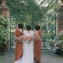 Wedding dress & overskirt Image 7