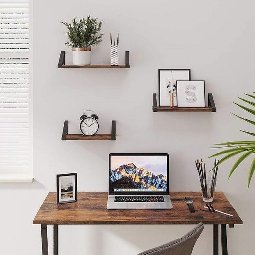 New Set of 3 Floating Wall Display Shelves - FREE P&P