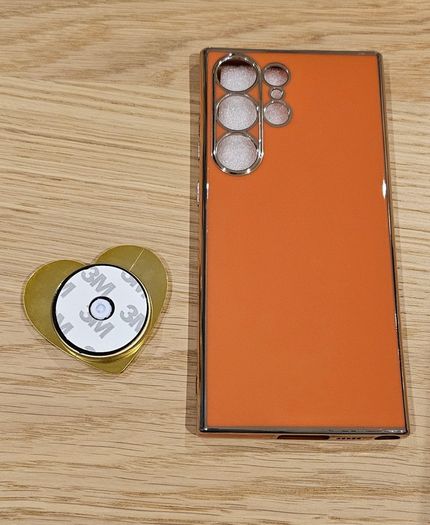 Samsung S23 Ultra Cover with Heart Holder - New