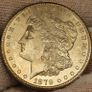 USA United States Silver 1879 S Silver Morgan Dollar Beautiful Uncirculated Lustrous Superb! Image 2