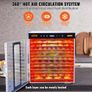 10 Trays Food Dehydrator Machine Stainless Steel 1000W Jerky Fruit Drying Image 5