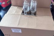 Box of 24 Carlsberg stem glasses