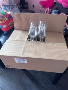 Box of 24 Carlsberg stem glasses