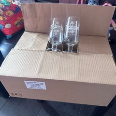 Box of 24 Carlsberg stem glasses