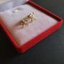 Gold Tone Prince Inspired Stud Earrings Musician Legend Prince Roger Nelson Symbol Earrings | Purple Rain Image 3