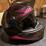 HJC i70 pink/black helmet Image 3