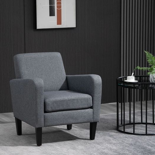 SALE Modern Fabric Accent Chiar Club Armchair Sofa with Padded Seat (FREE SHIPPING)