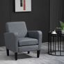 SALE Modern Fabric Accent Chiar Club Armchair Sofa with Padded Seat (FREE SHIPPING) Image 2