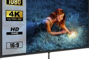 60 70 80 90 100 110 Inch Tripod Projector Screen With Stand 16:9 4K HD Portable Home Cinema for Indoor &amp; Outdoor Projection