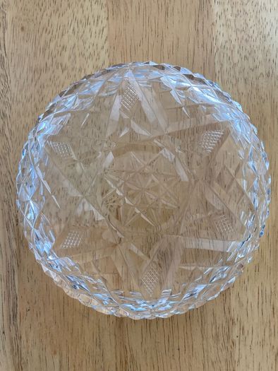 Crystal "rare "coaster /trinket dish PRICE DROP