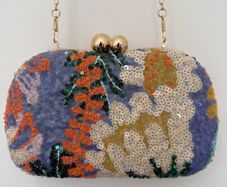 Sequin Statement Clutch Bag