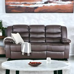 3 Seater PU Leather Recliner Sofa , Waterproof.