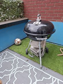 Weber Compact Black Charcoal BBQ and starter