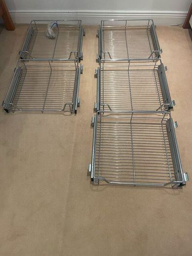 Pull Out Wire Storage shelves for kitchen storage