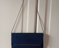 Navy Clutch Bag