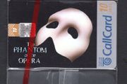 1998 Ireland 10 unit Andrew Lloyd Webber's The Phantom of the Opera musical (Schlumberger SC7 chip) Call Card Mint in Packaging. Telecom Eireann Card Number 1223