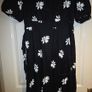 Monochrome Floral Wrap Dress. Image 5
