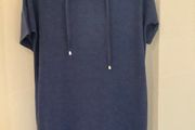 Cable &amp; Gauge Hoodie Tunic Dress