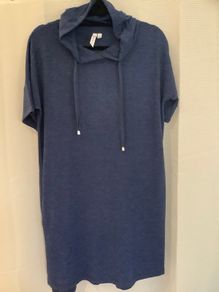 Cable & Gauge Hoodie Tunic Dress