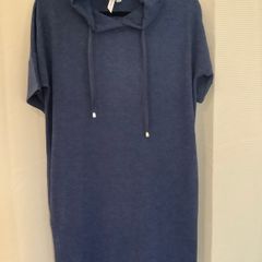 Cable & Gauge Hoodie Tunic Dress