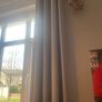 66x72 Dove grey blackout curtains Image 4