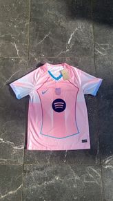 Pink Barcelona Football Jersey