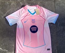 Pink Barcelona Football Jersey