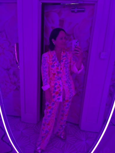 floral suit