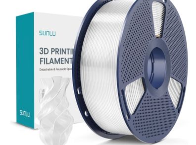Sunlu PLA+ Filament - Transparent White