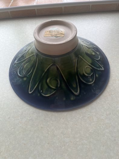 Vintage 2 Large Pottery Bowls as New