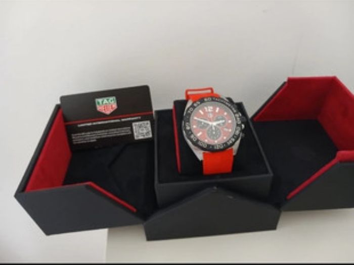 TAG Heuer Formula 1 Red Dial Chronograph 43mm