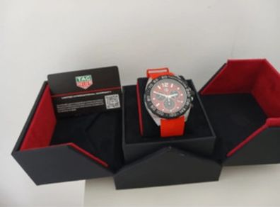 TAG Heuer Formula 1 Red Dial Chronograph 43mm