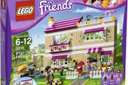 Lego Friends Olivia's House (3315) and green plate