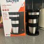 Salter one cup coffee maker with travel mug.  Only used 3 times so perfect condition. Image 5